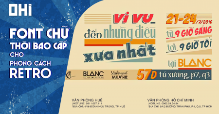 Font chữ thời bao cấp chắc chắn Designer sẽ cần