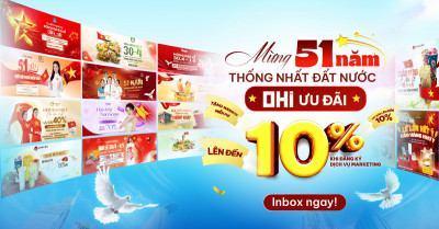 Mừng 51 năm thống nhất đất nước – OHI ưu đãi lên đến 10% dịch vụ Marketing