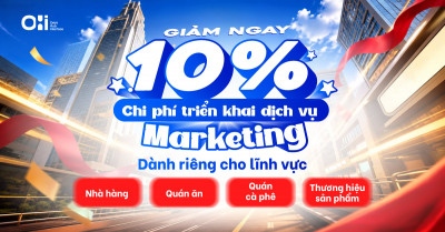 OHI giảm 10% chi phí triển khai Marketing dành riêng cho ngành F&B, Thương hiệu sản phẩm